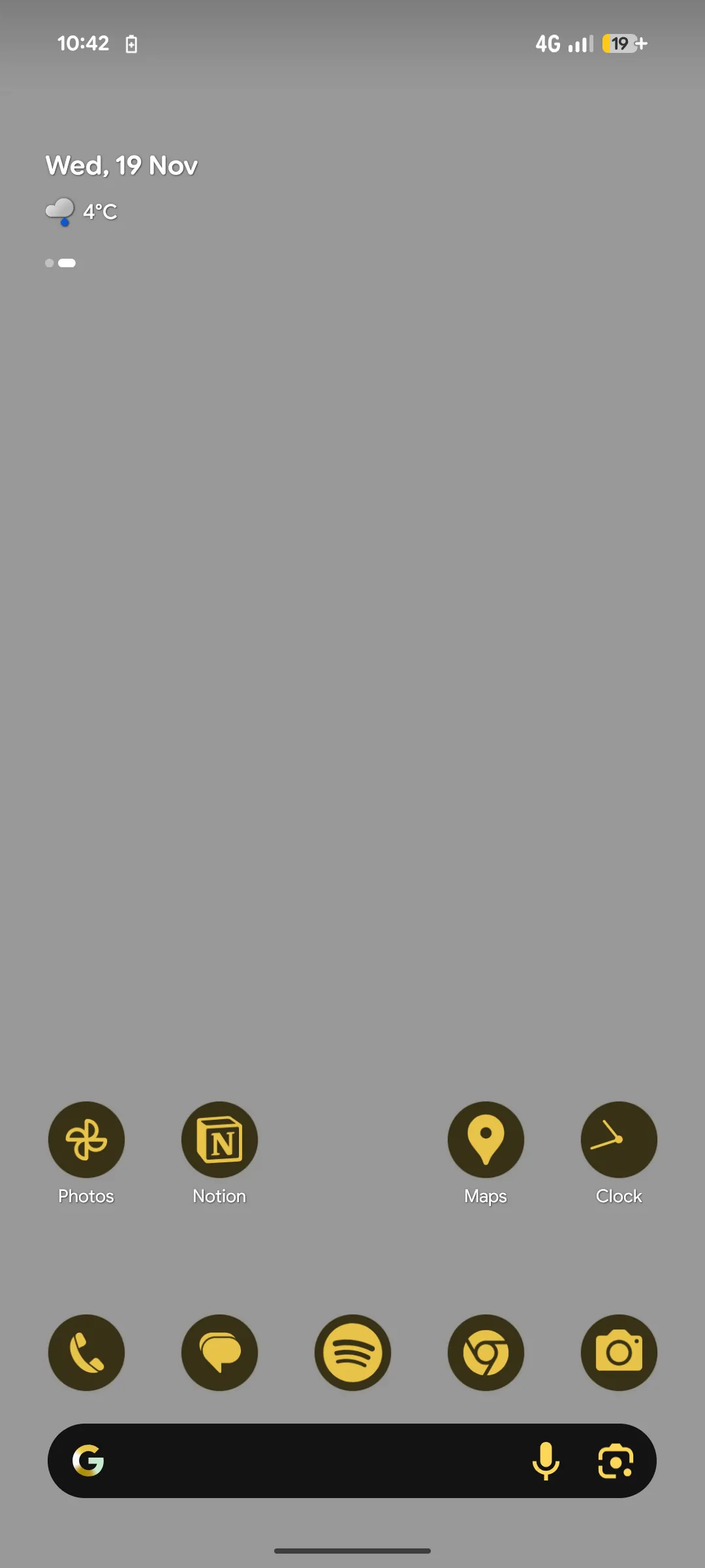 Interface launcher Pixel